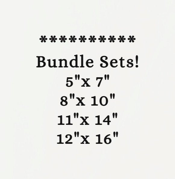 Save More! PRINTS, Bundle Sets! Your Choice Images! (See Directions below)