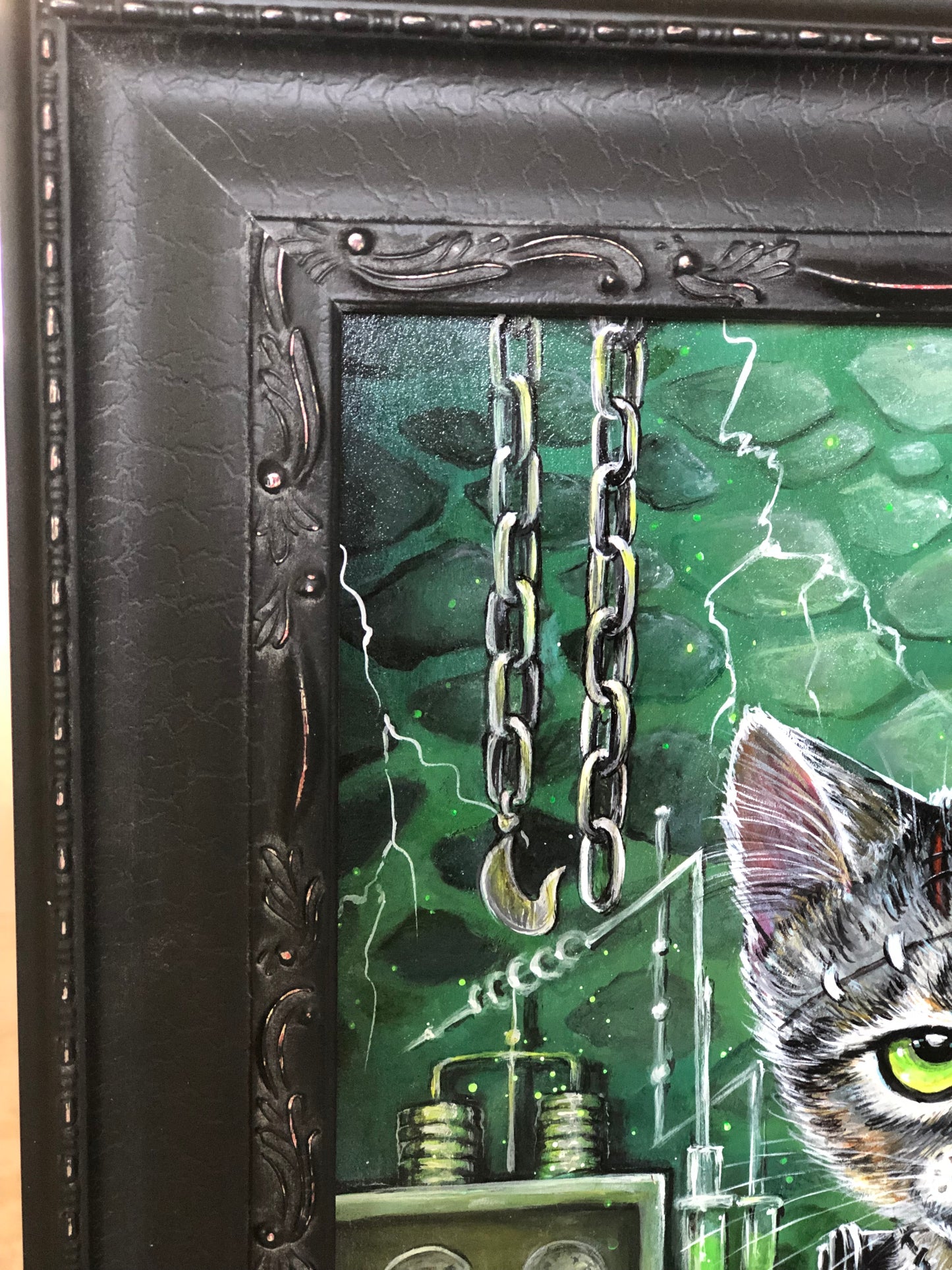 Original Painting "FrankenCat"