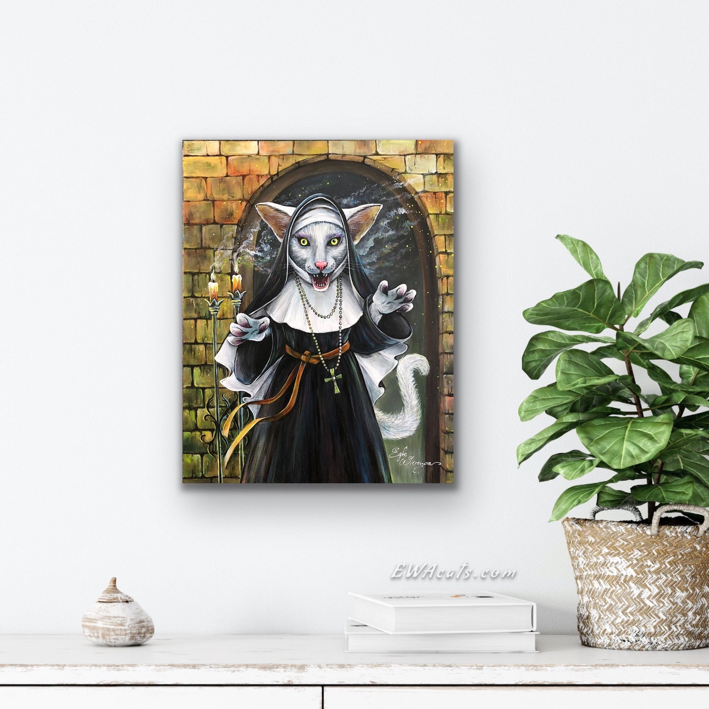 CANVAS "Valak the Nun Cat" Open & Limited Edition