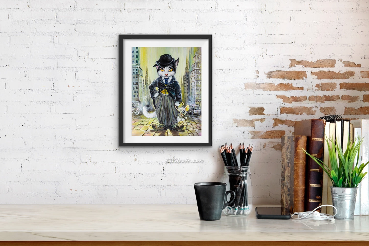 Art Print "Kitty Chaplin"