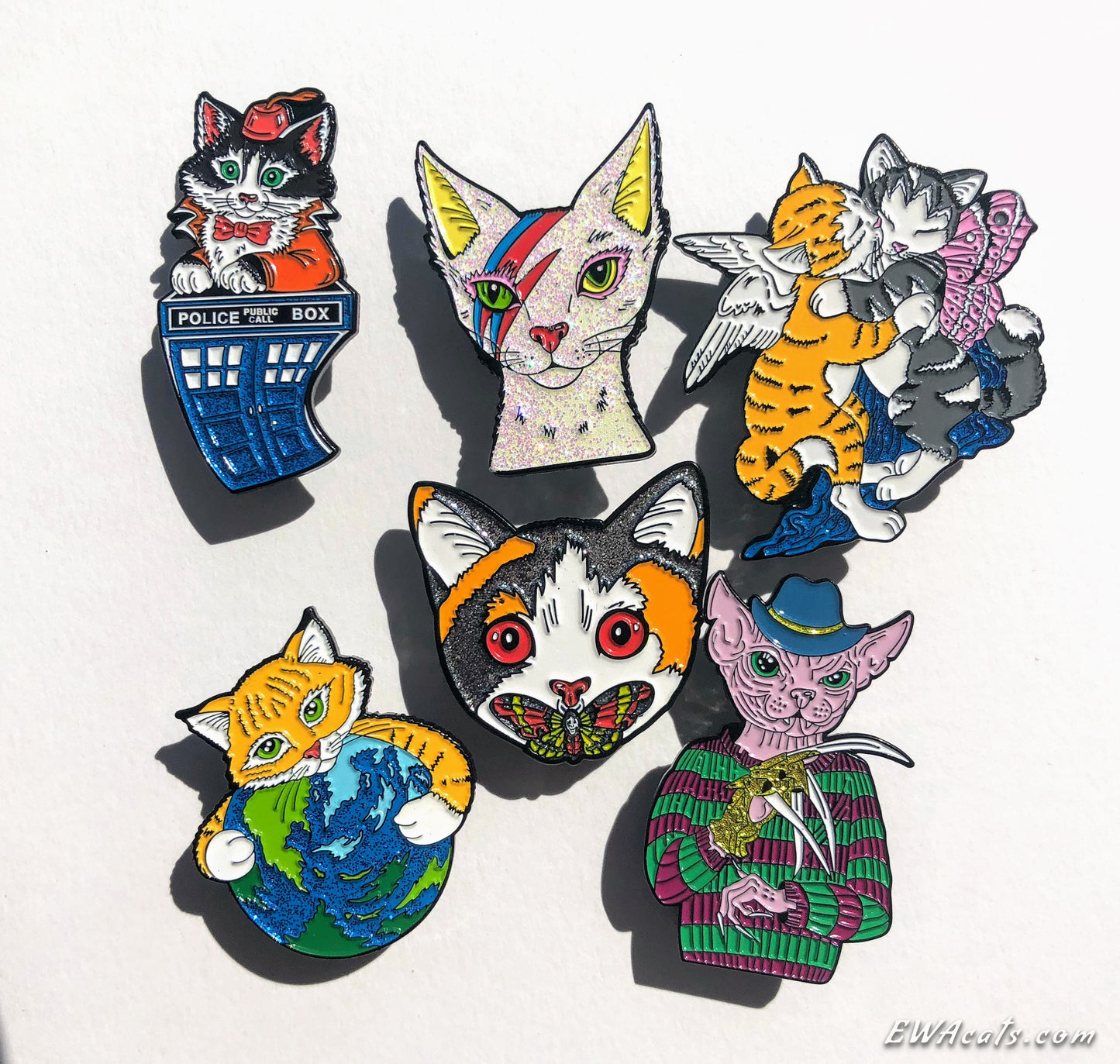 ENAMEL PIN "Ziggy Starpaws" Limited Edition