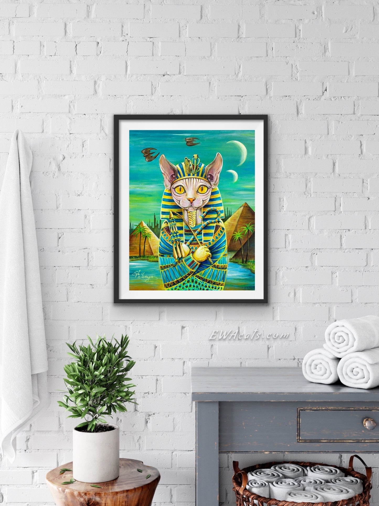 Art Print "Kitty Tut"