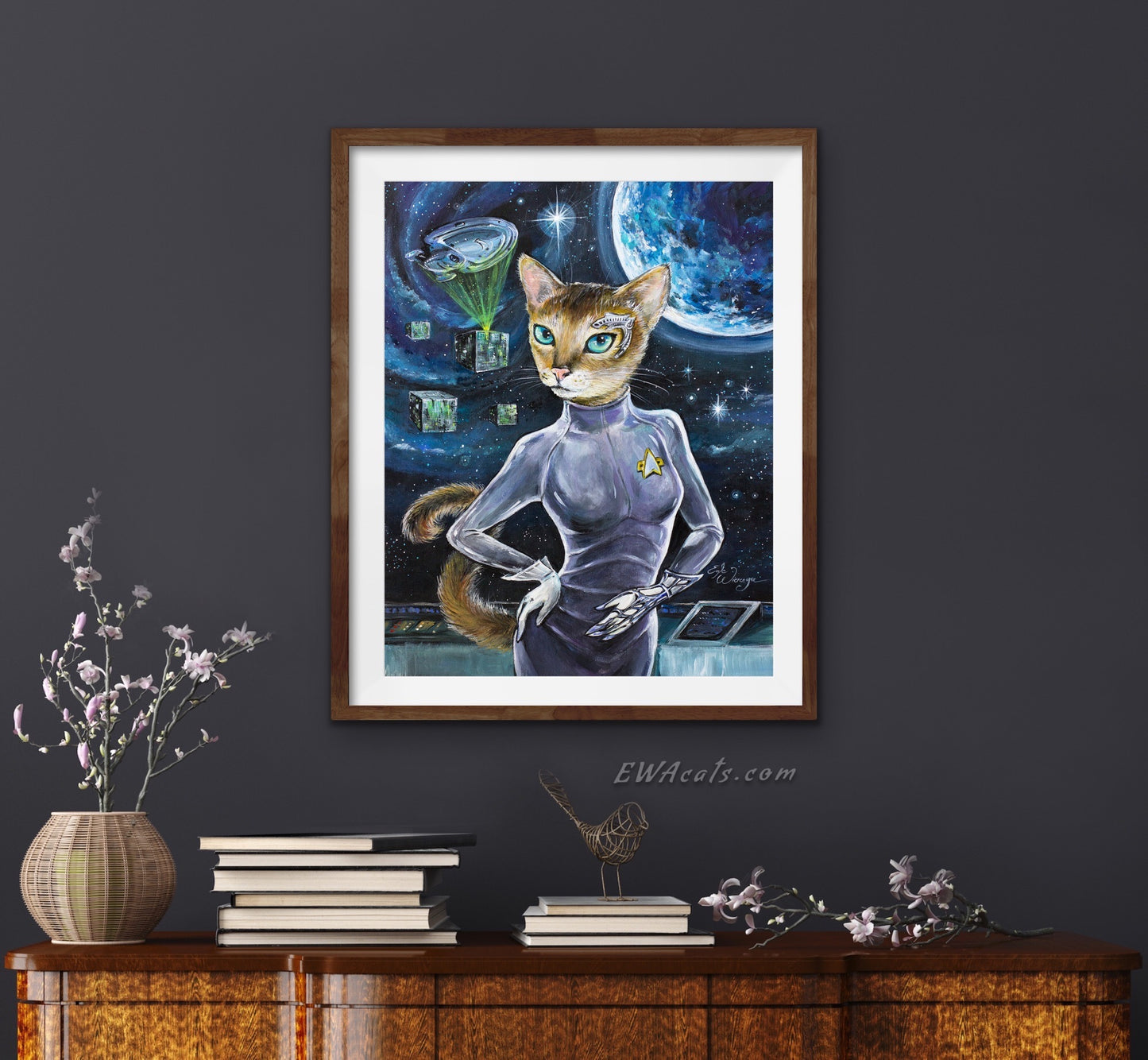 Art Print "Seven of Nine Lives"