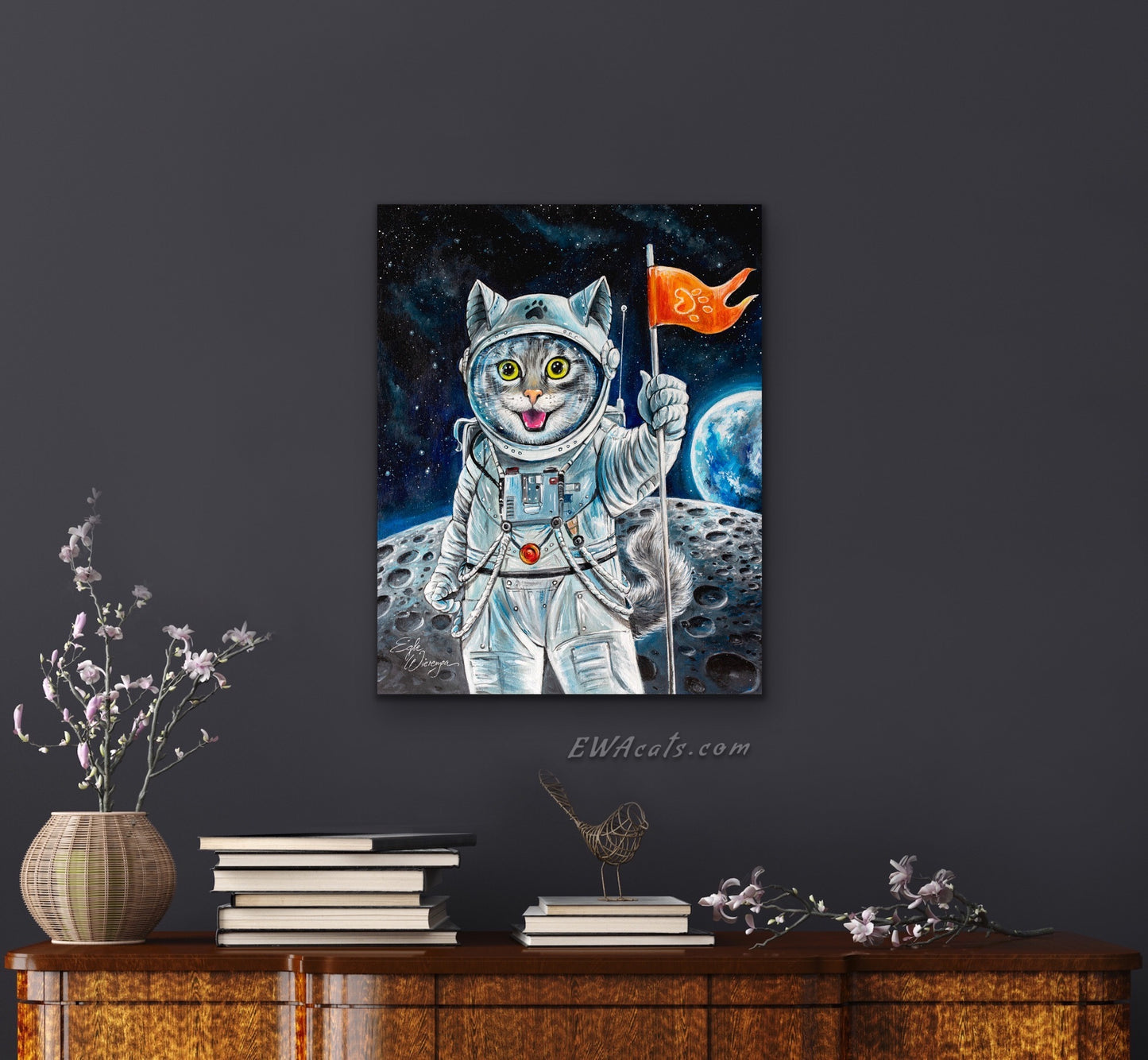 CANVAS "First Cat on the Moon" Open & Limited Edition