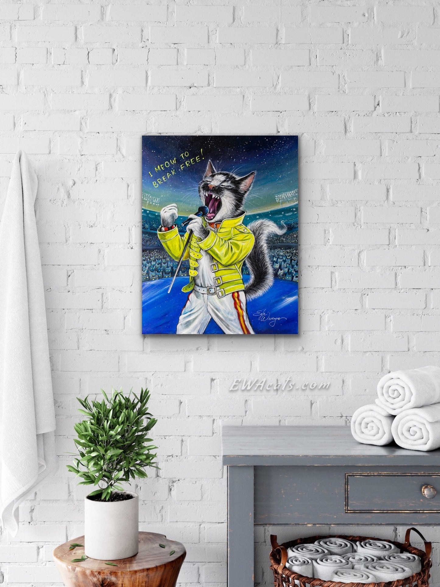 CANVAS "I Meow to Brake Free!" Open & Limited Edition