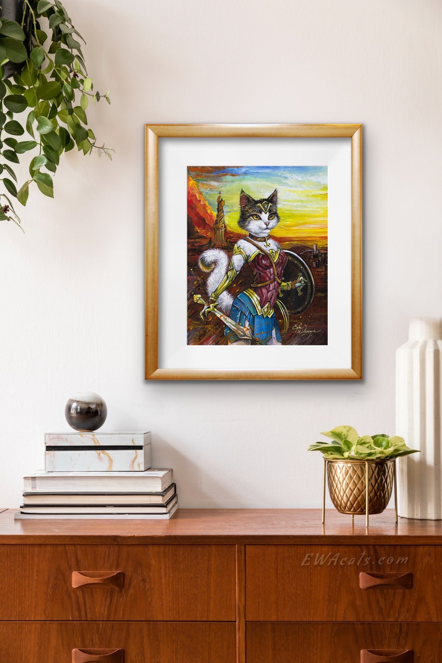 Art Print "Meowzonian Purrincess"