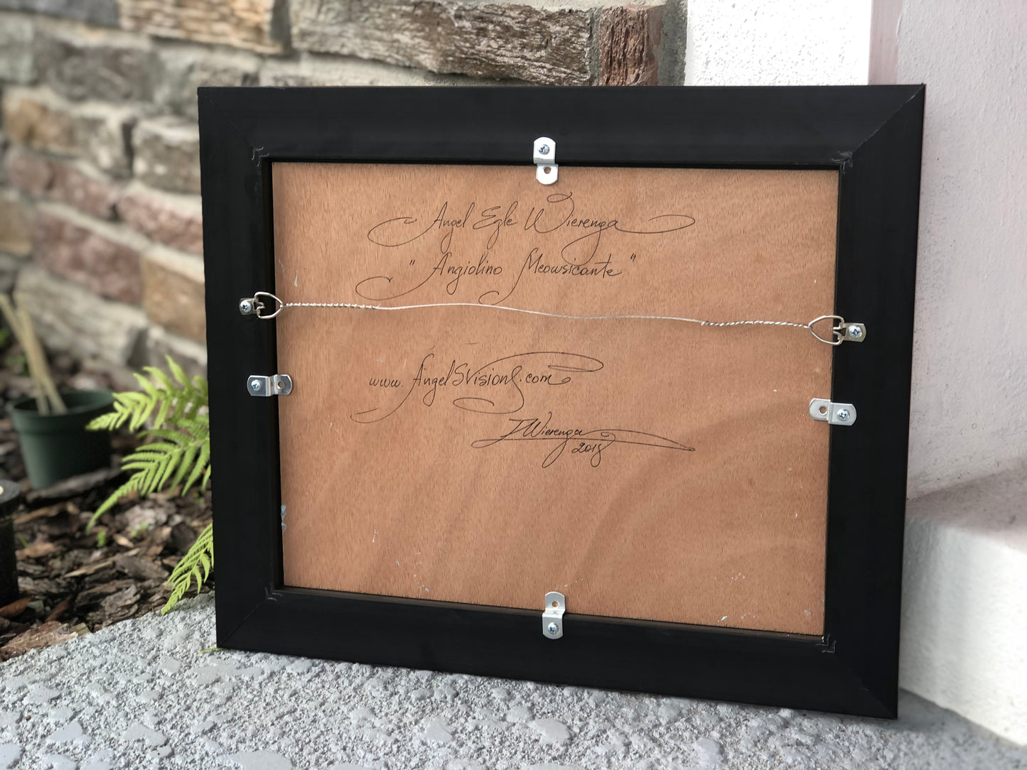 Original Painting "Angiolino Meowsicante"