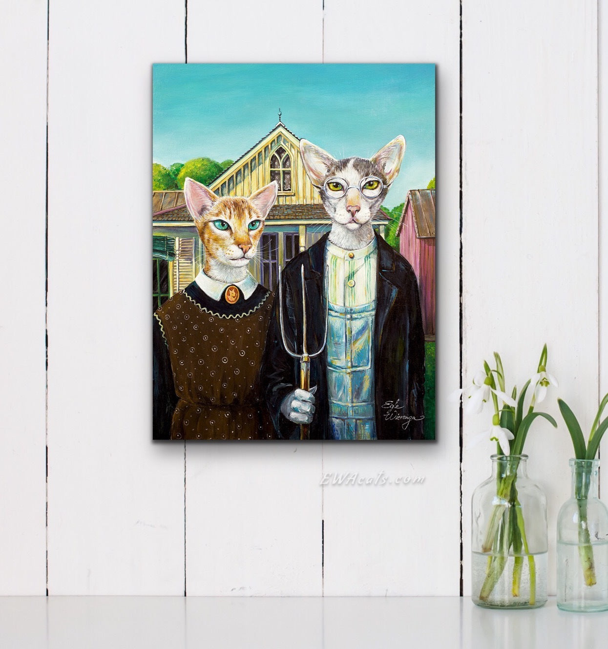 CANVAS "AmeriCat Gothic" Open & Limited Edition