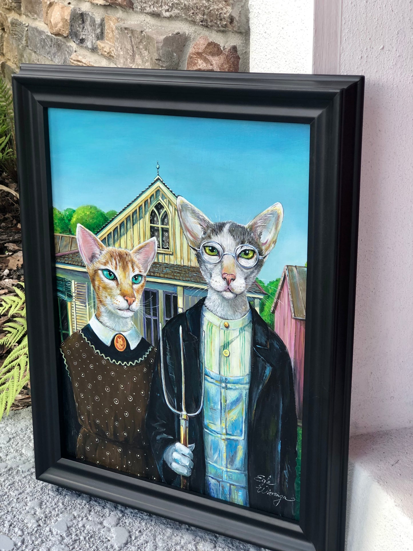 Original Painting "Americat Gothic"