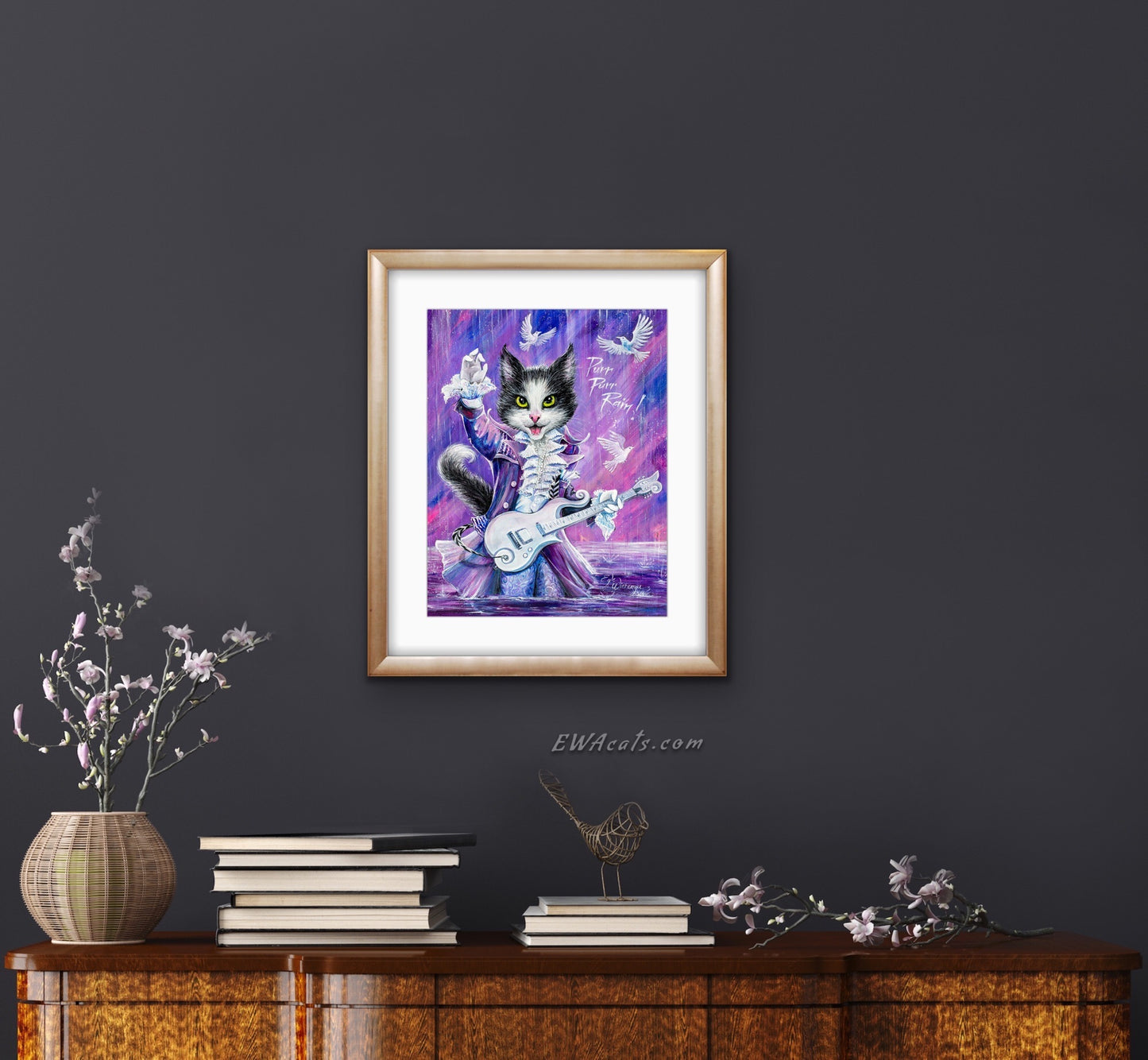 Art Print "Purr Purr Rain!"