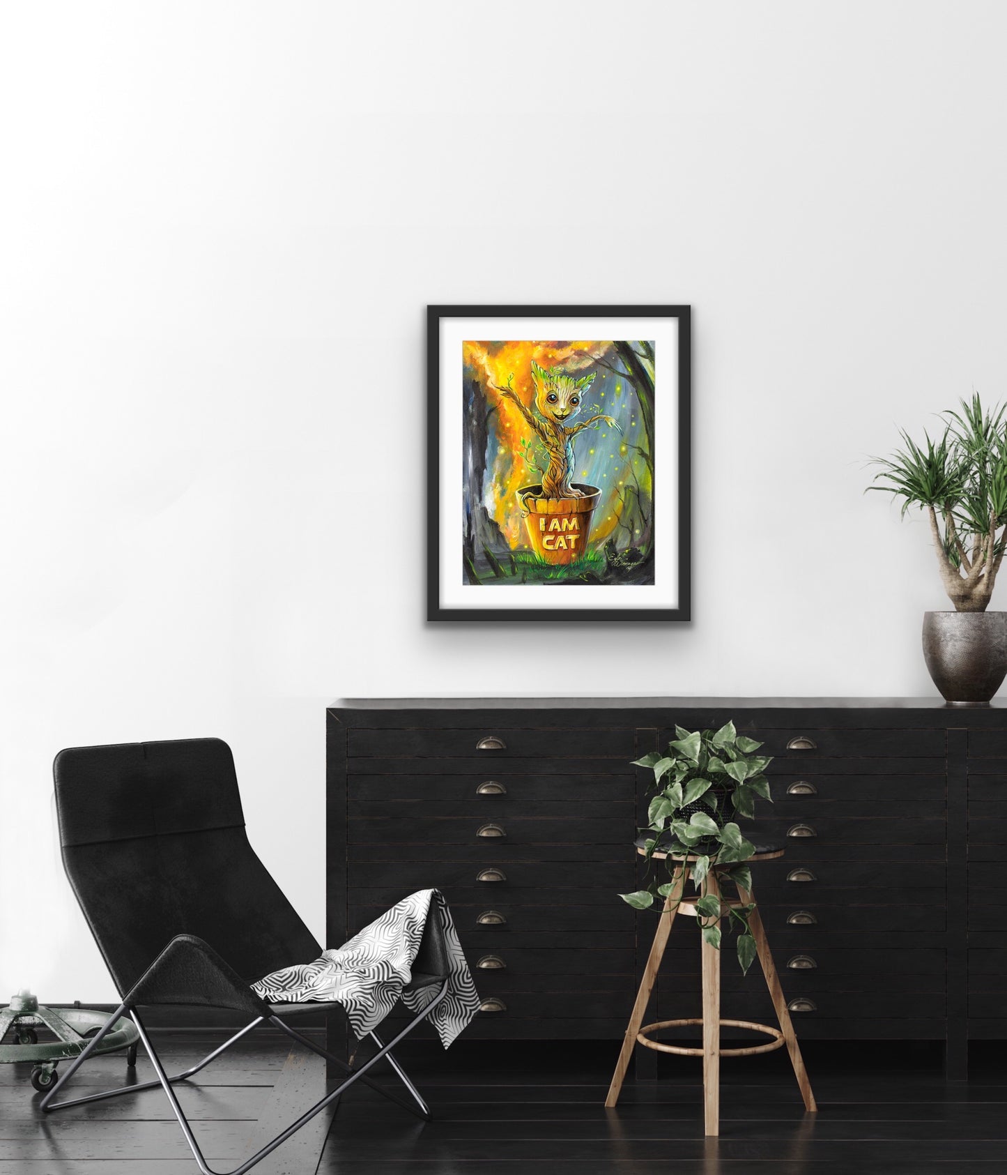 Art Print "I AM CAT"