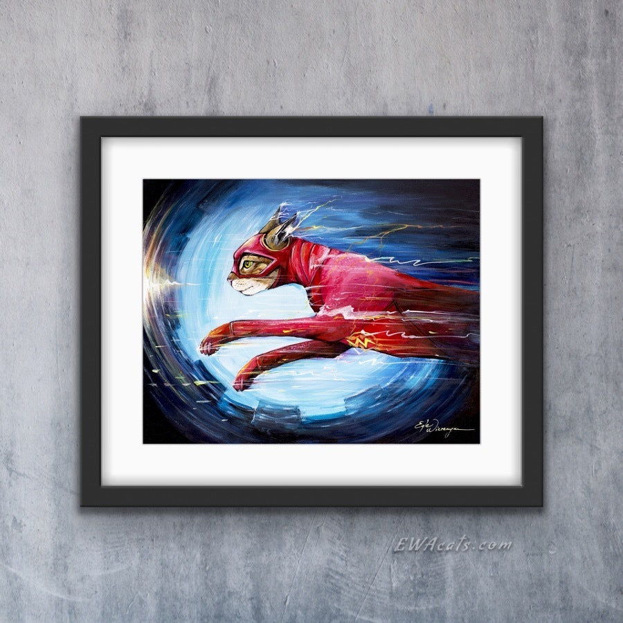 Art Print "The Flashcat"