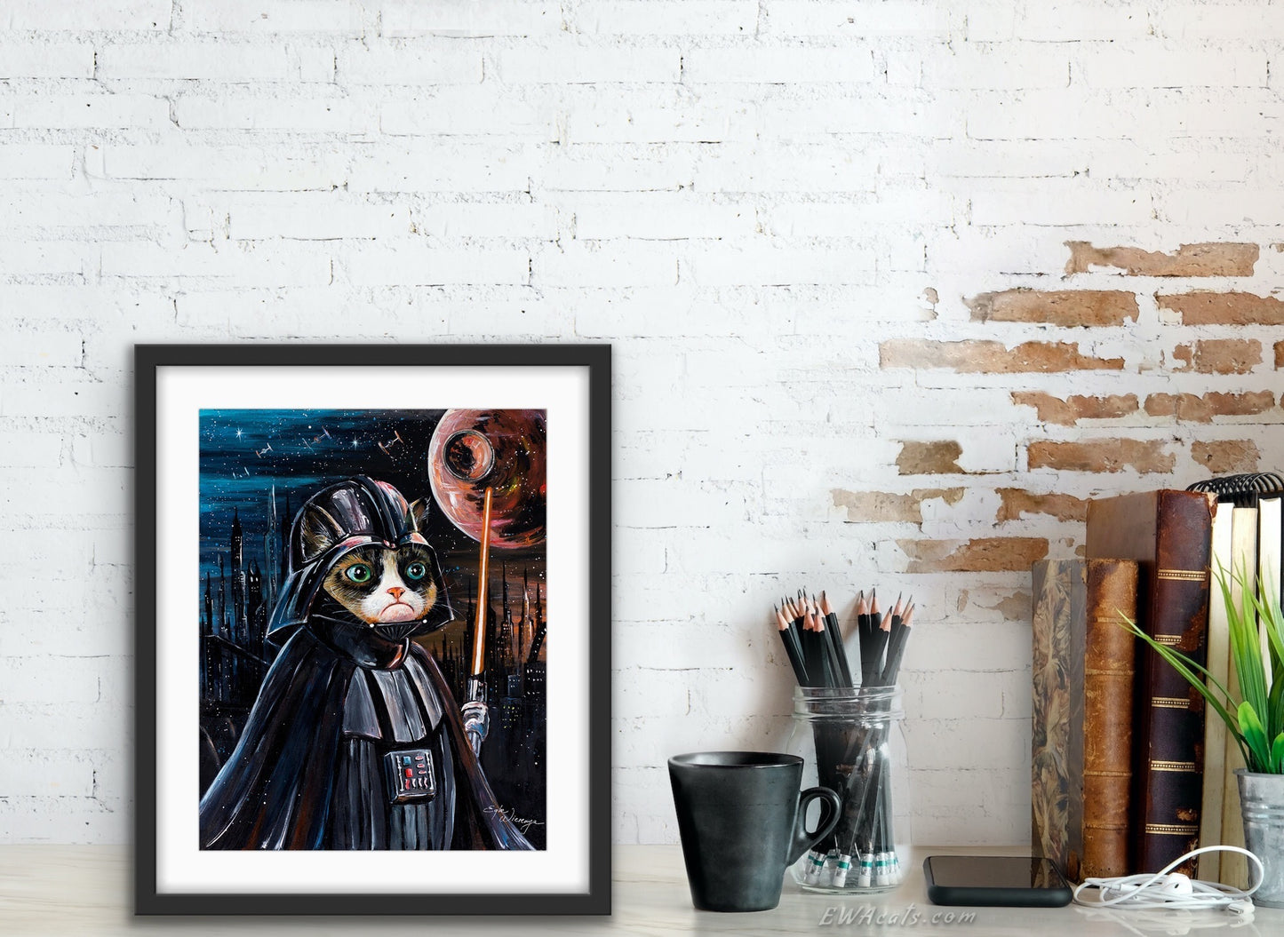 Art Print "Grumpy Vader"