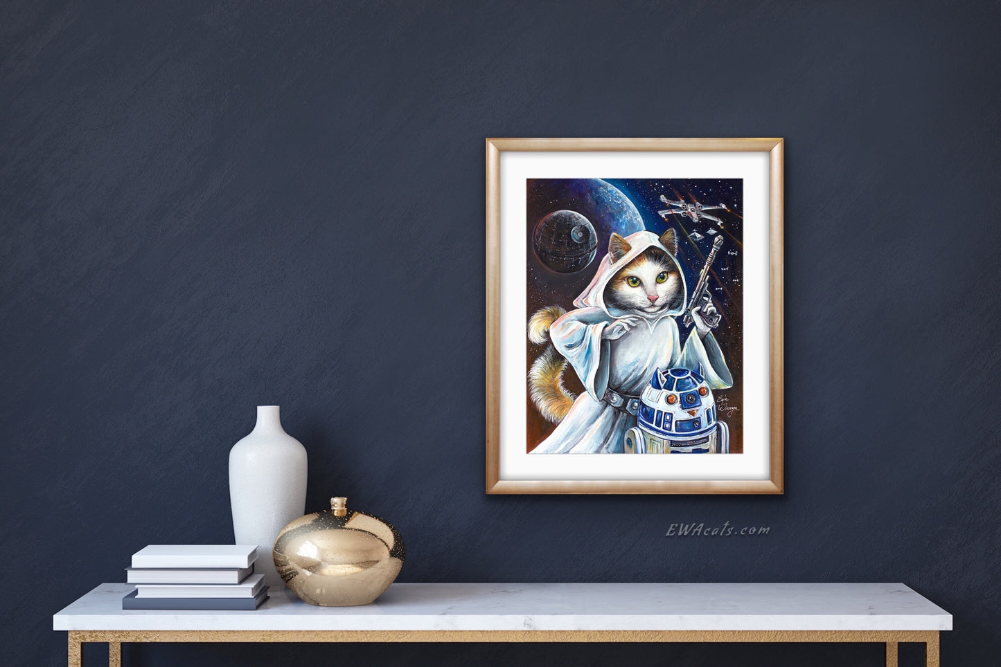 Art Print "Purrincess Lea"