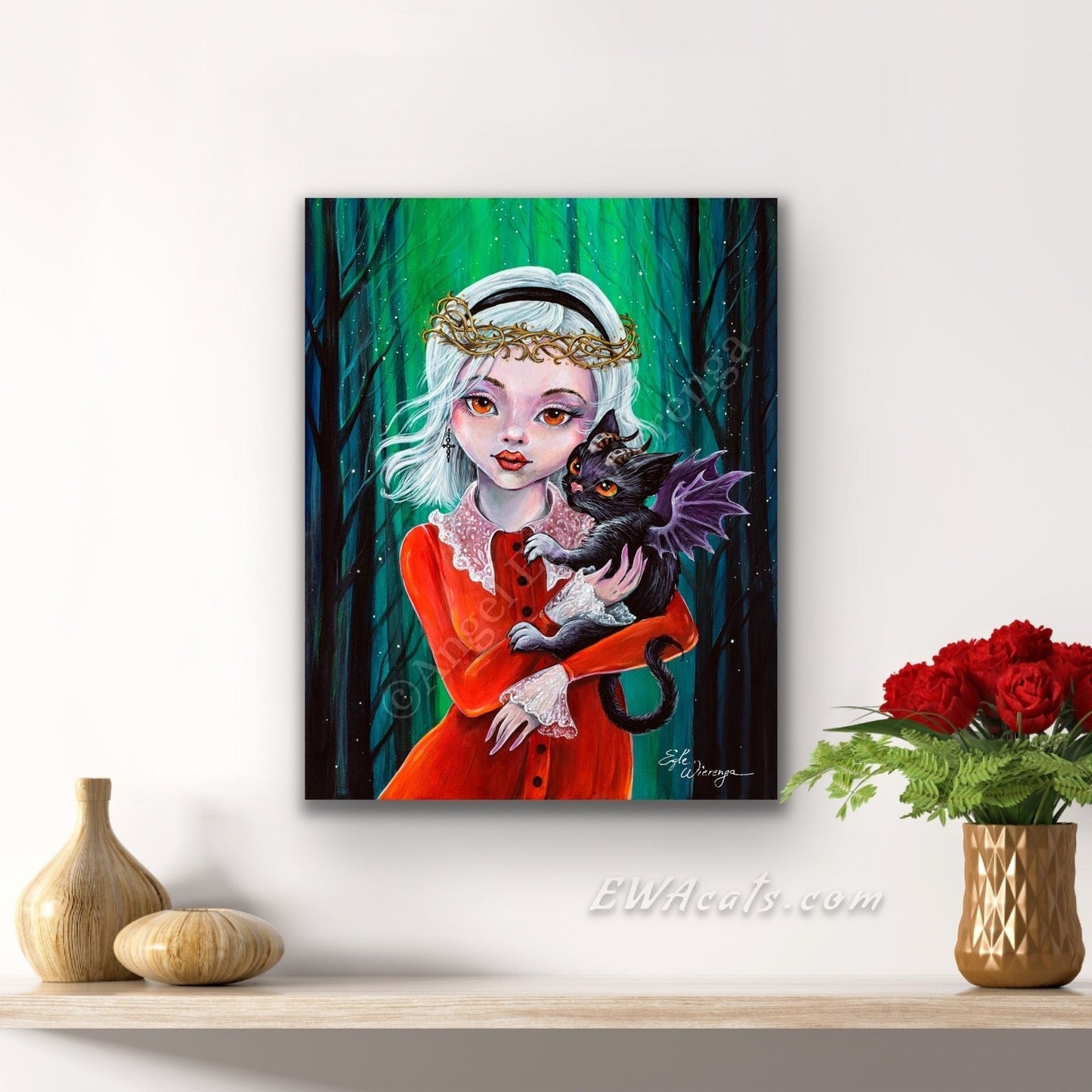 CANVAS "Sabrina and Salem" Open & Limited Edition