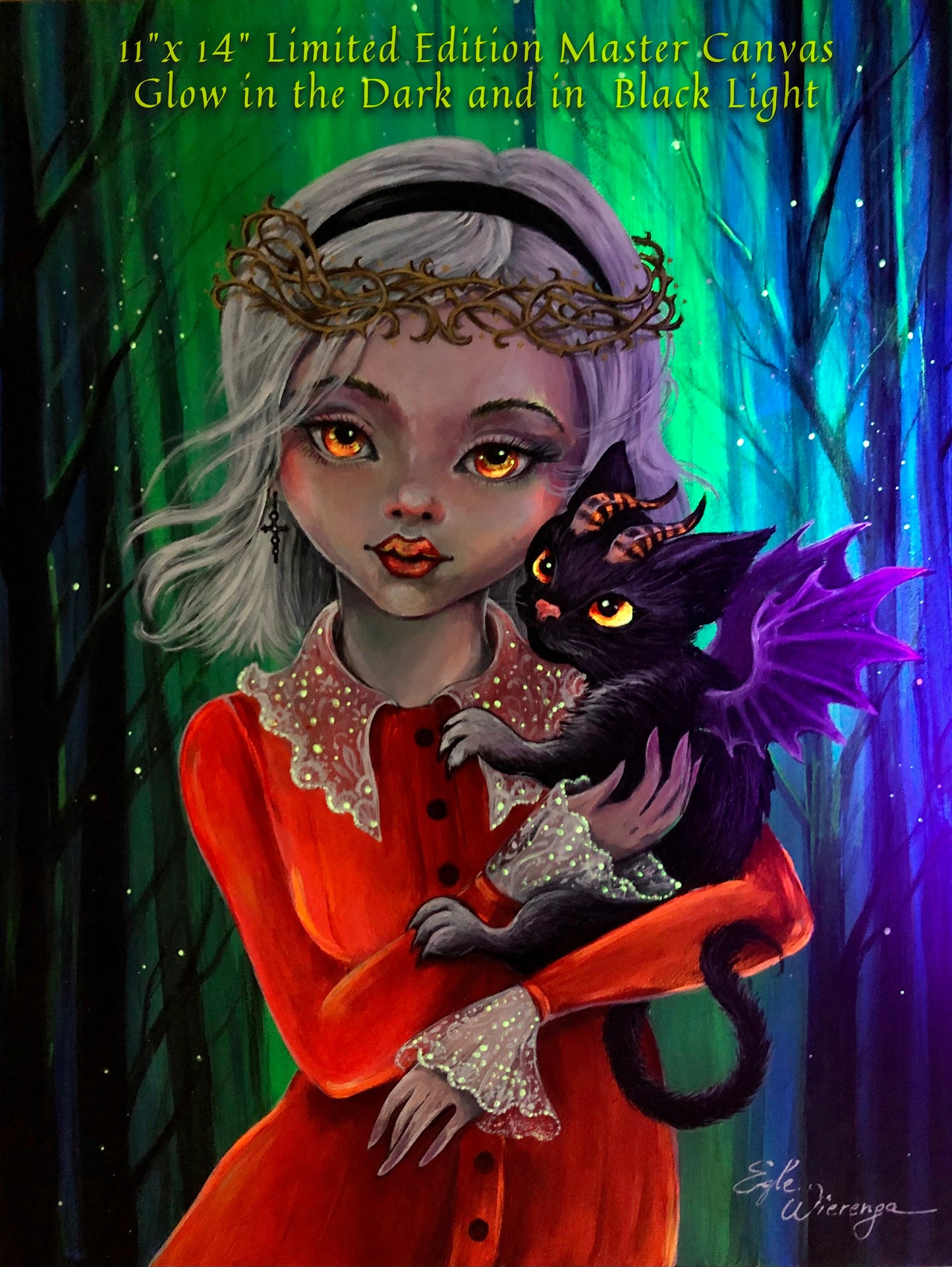 CANVAS "Sabrina and Salem" Open & Limited Edition