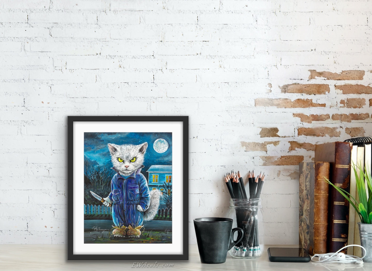 Art Print "Michael Meowers"