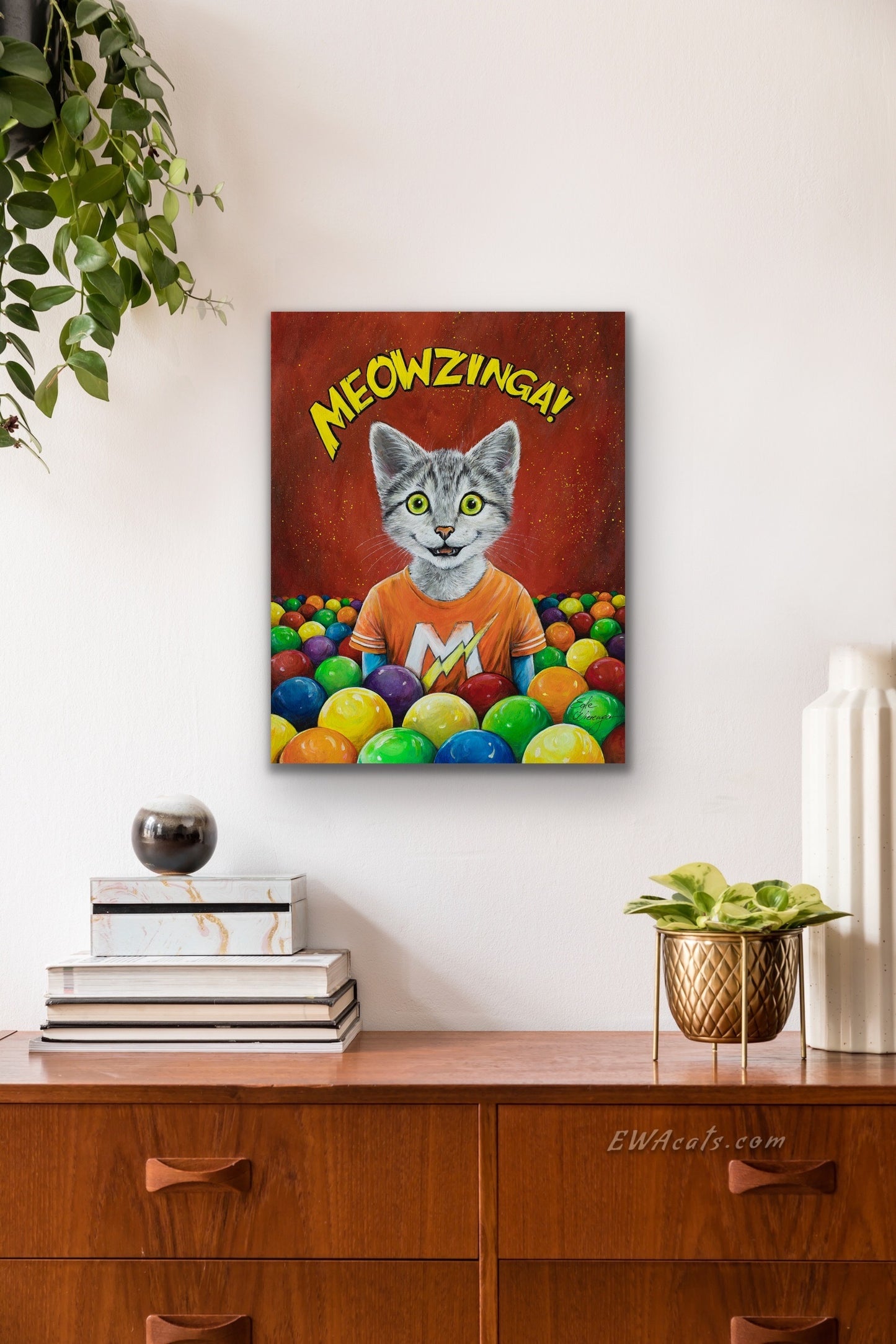 CANVAS "Meowzinga!" Open & Limited Edition
