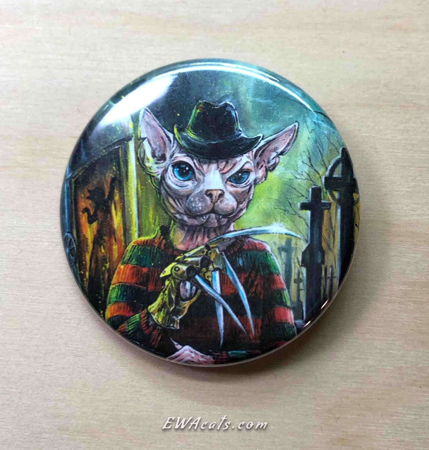 Button "Freddy Kat"