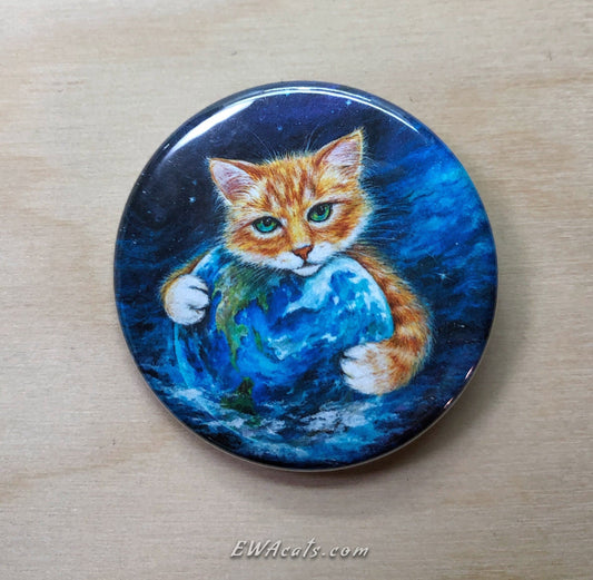 Button "It's a Cat's World"