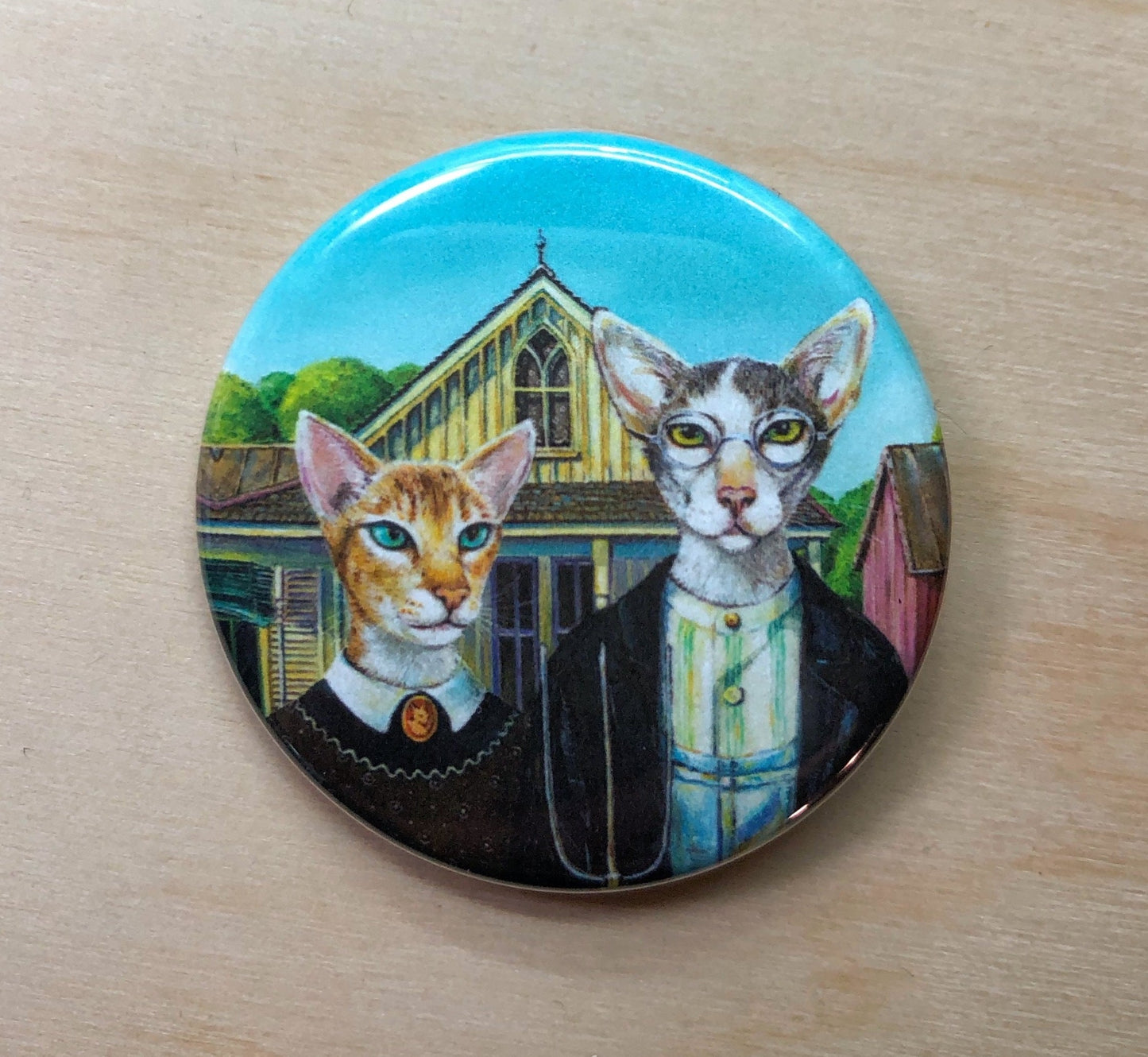 Button "AmeriCat Gothic"