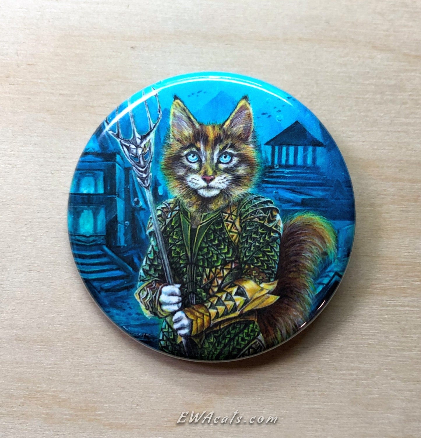 Button "The King of CATlantis"