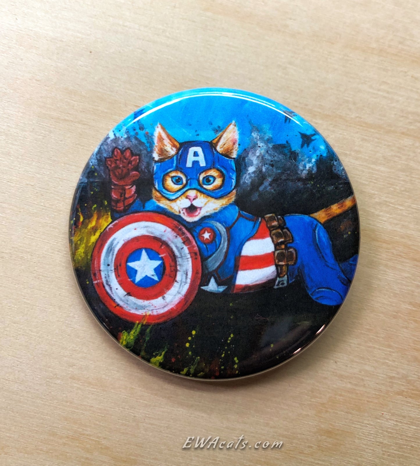 Button "Kipten America"