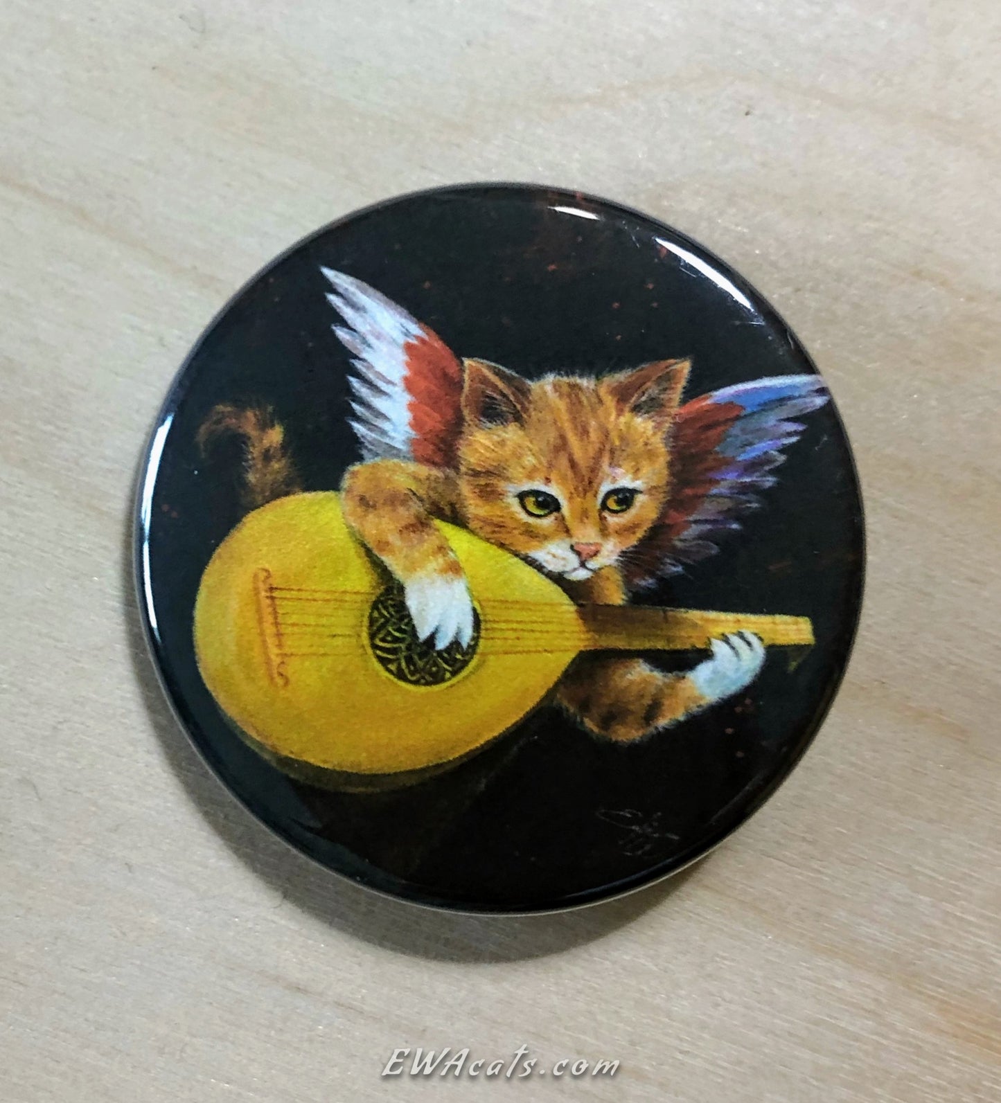 Button "Angiolino Meowsicante"