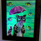 Original Painting "Cat with Umbrella"