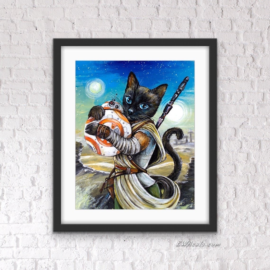 Art Print "Rey Cat"