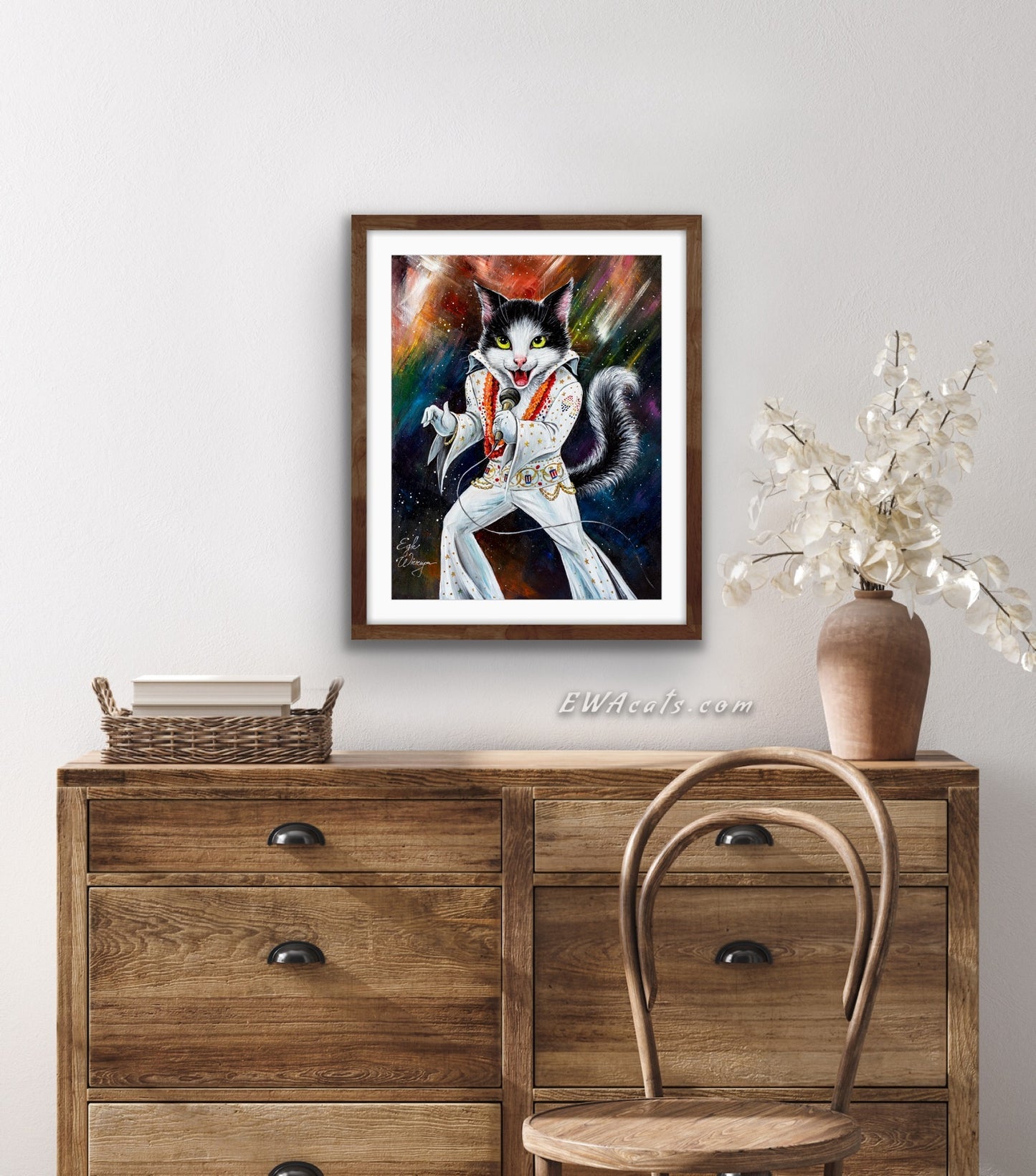 Art Print "Elvis Purresley"