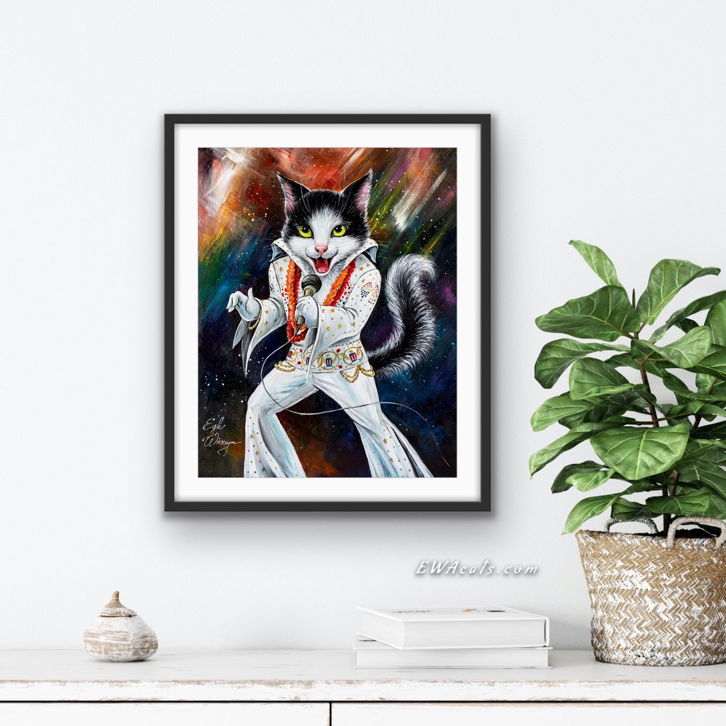 Art Print "Elvis Purresley"