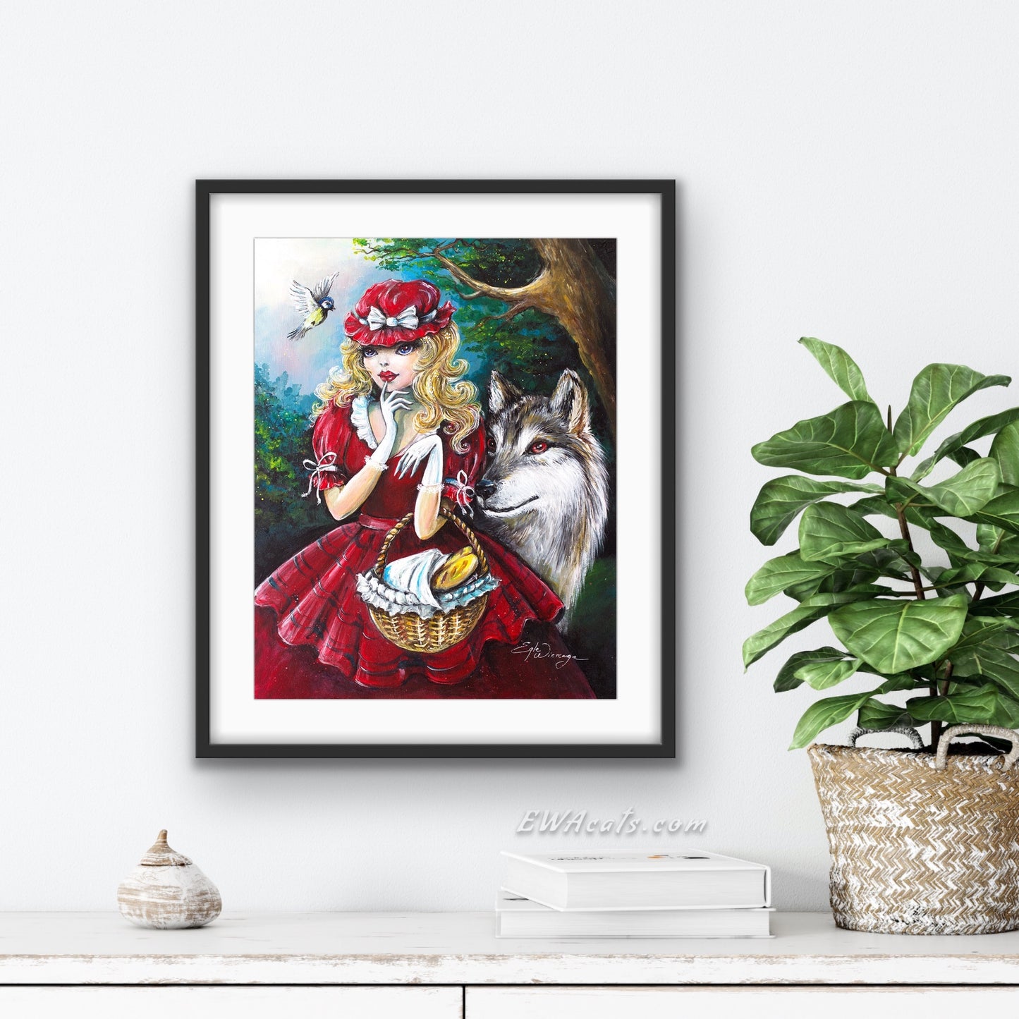 Art Print "Little Red Hat"