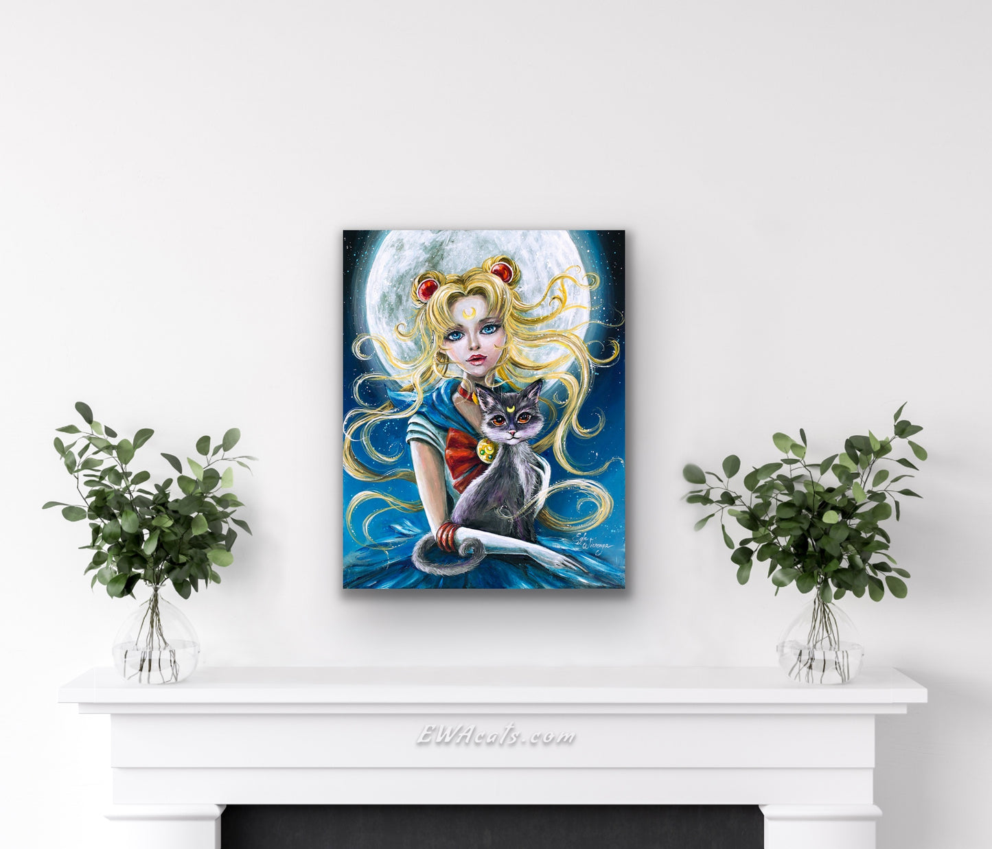 CANVAS "Sailor Moon & Luna"  Open & Limited Edition