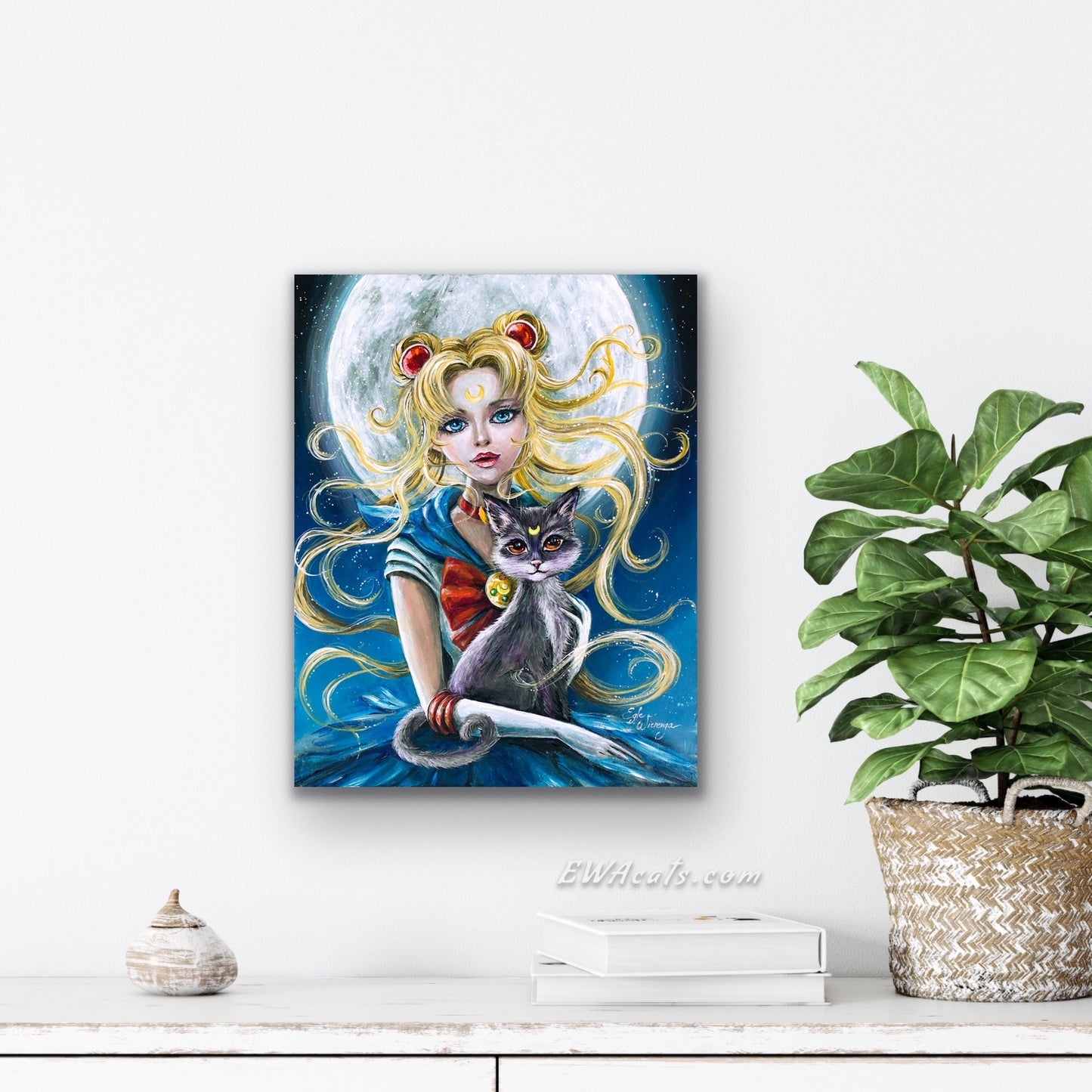 CANVAS "Sailor Moon & Luna"  Open & Limited Edition