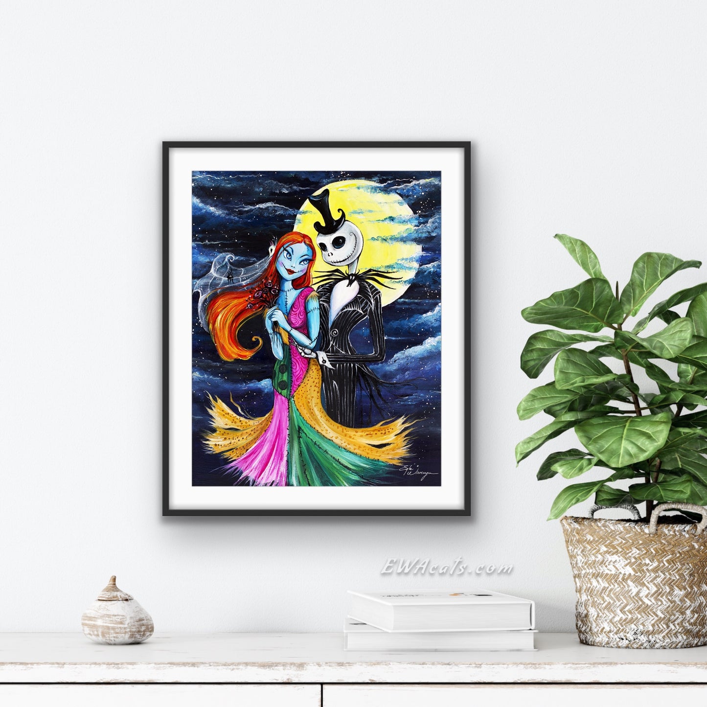 Art Print "Jack and Sally's Wedding"