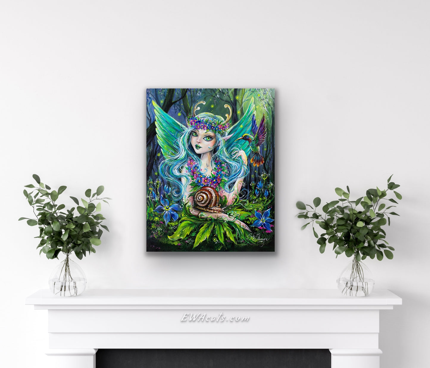 CANVAS "Hummingbird Fairy" Open & Limited Edition