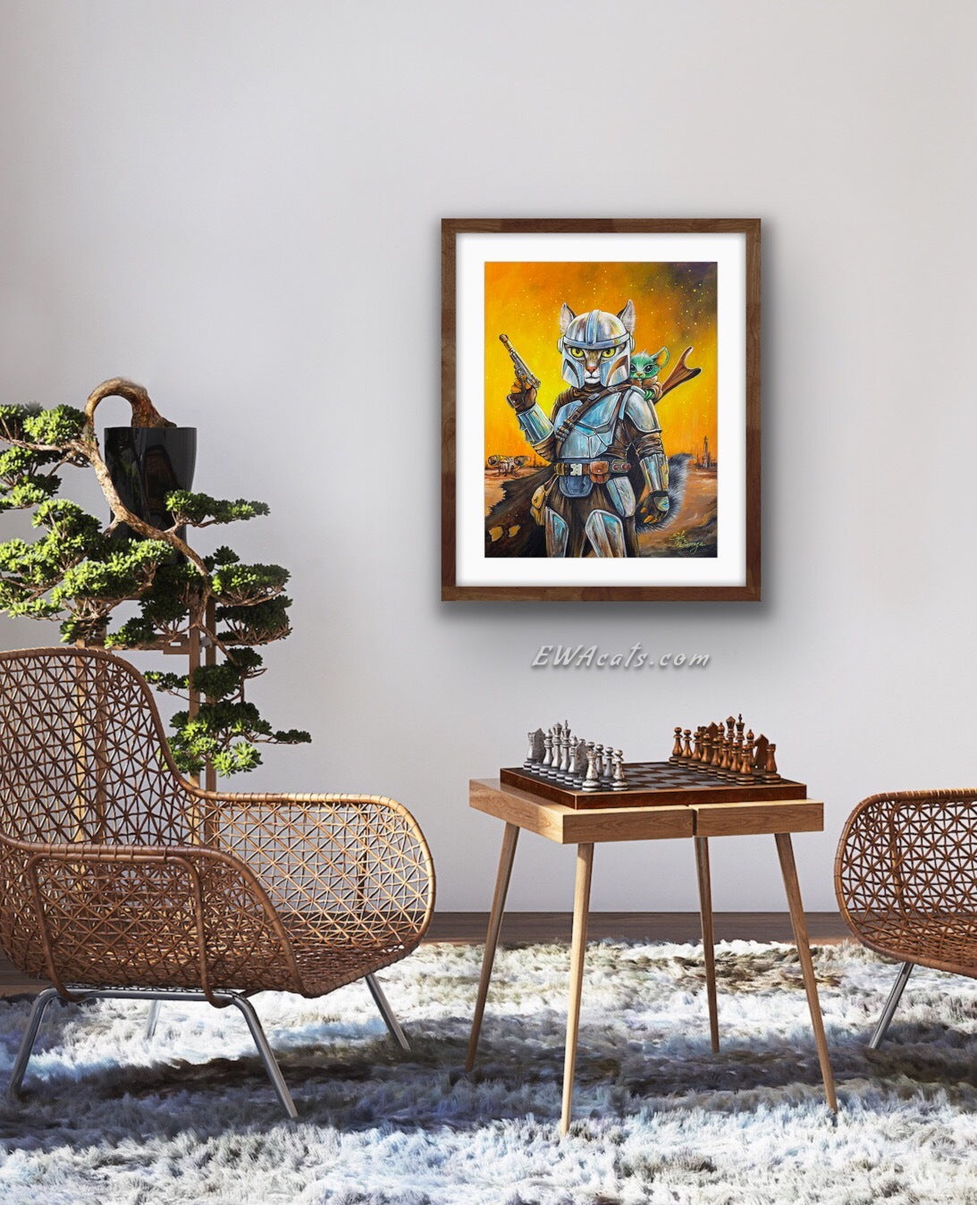 Art Print "Meowdalorian"