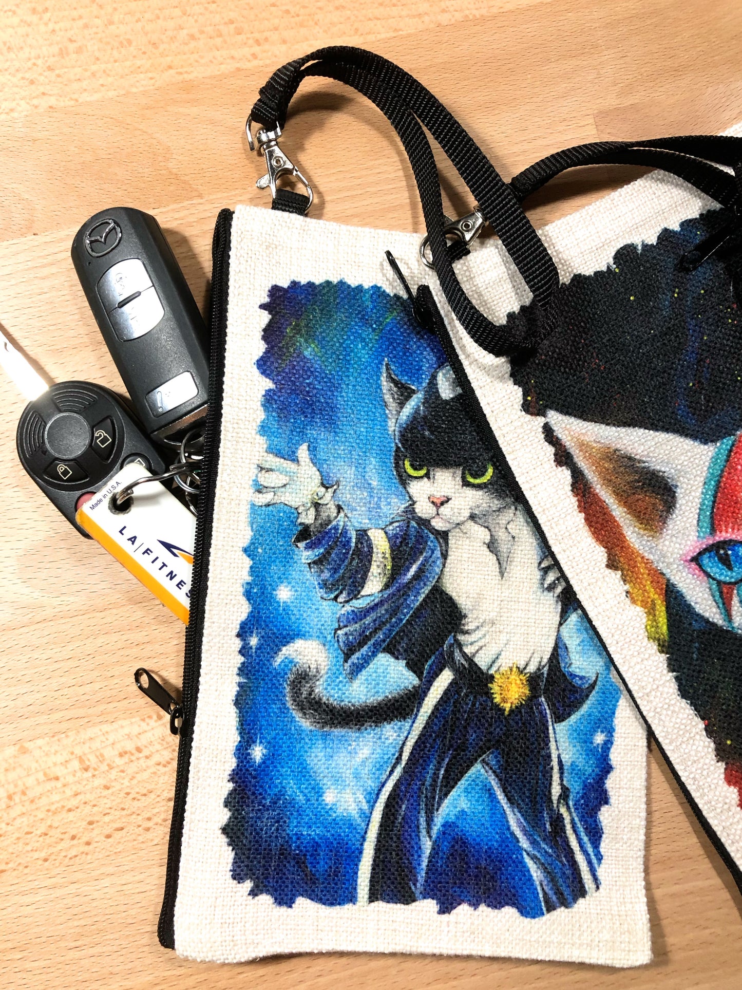LINEN WALLET/Wristlet, Image of Your Choice! *Pick any image from my entire shop* See Directions Below