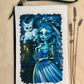 Linen Wallet "Emily & Her Ghost Kitty"