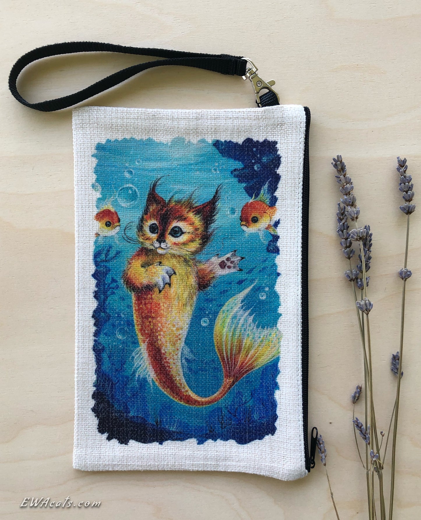Linen Wallet "Lionhead Merkitty"