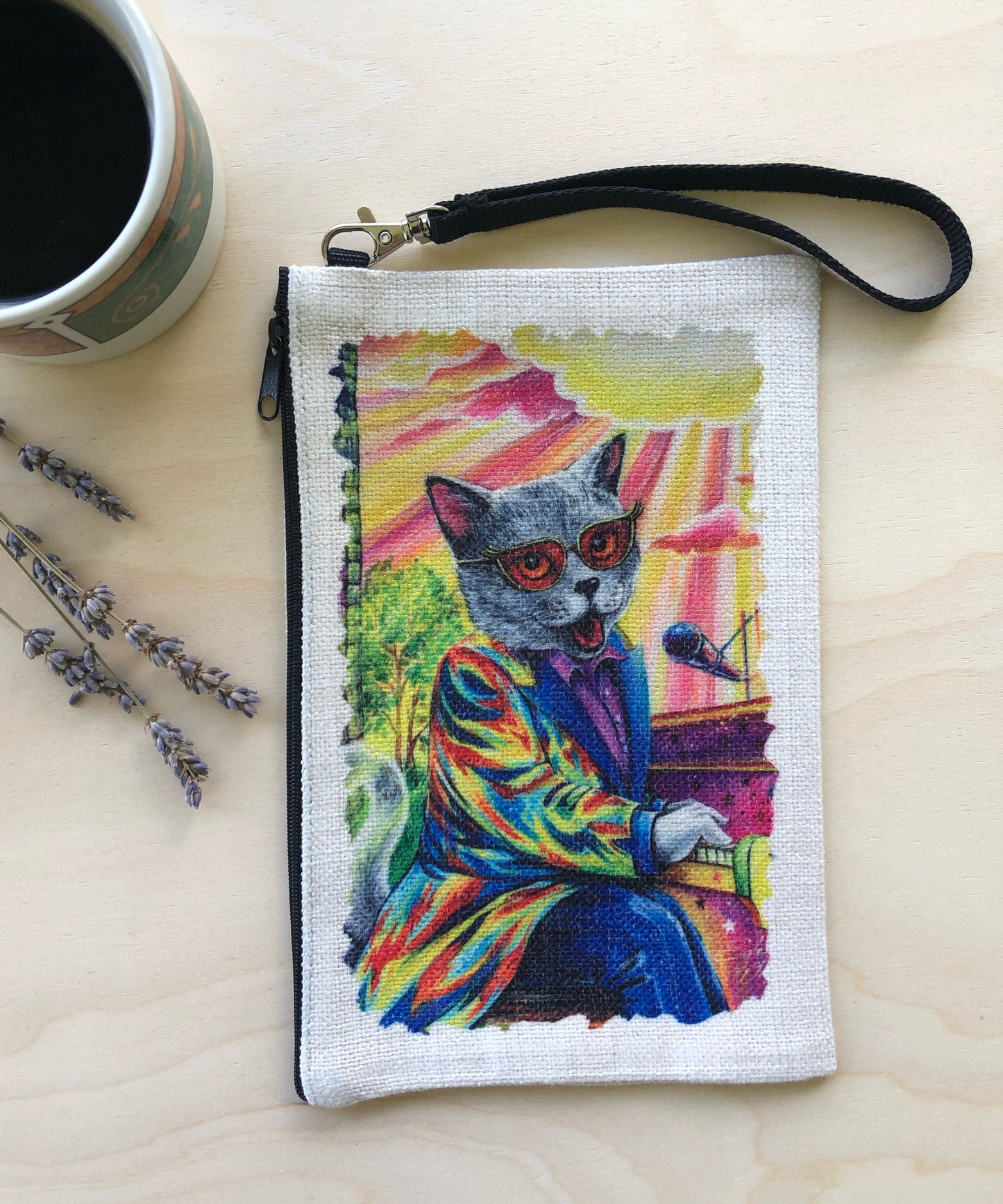 Linen Wallet "I'm Still Meowing"