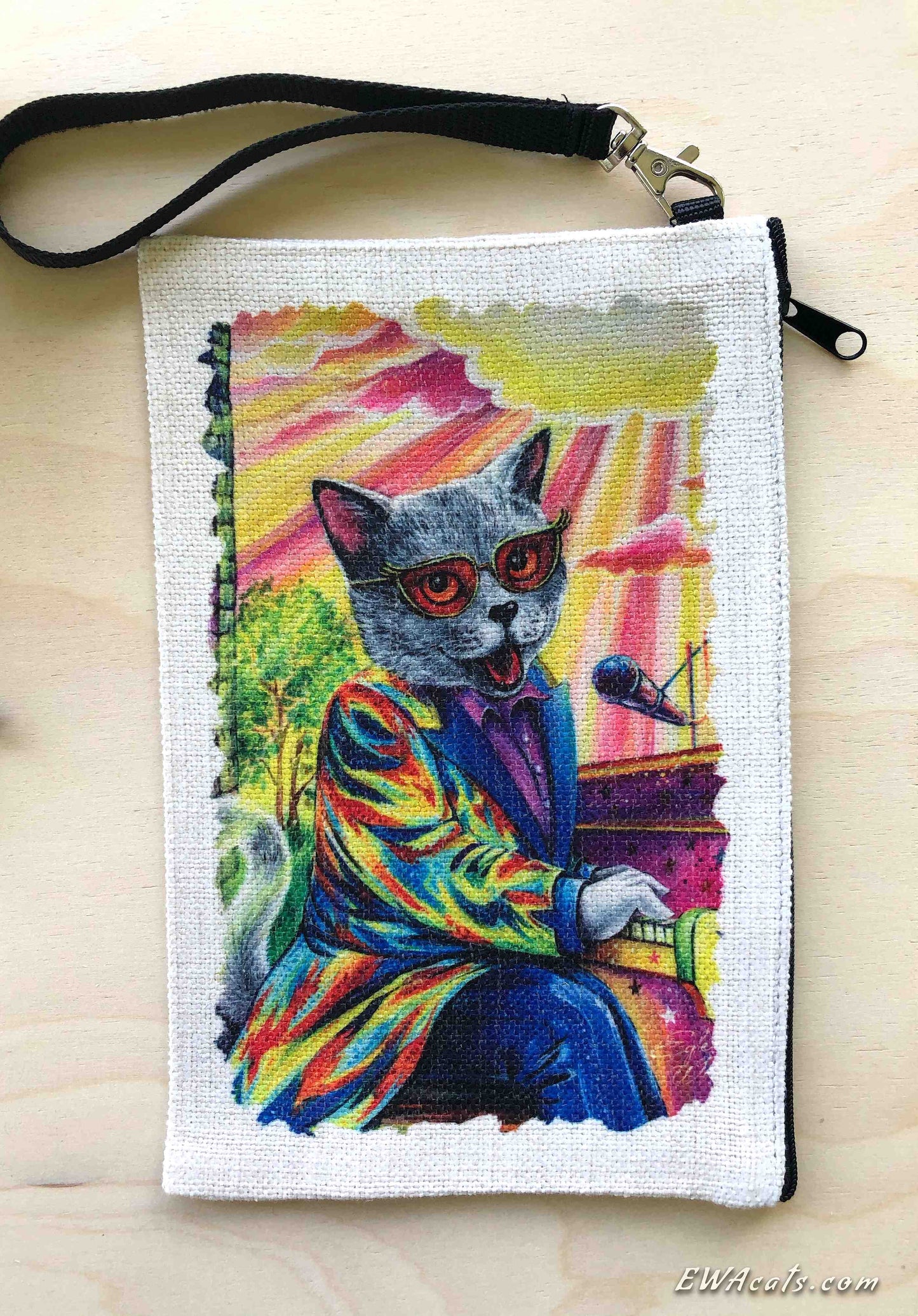 Linen Wallet "I'm Still Meowing"