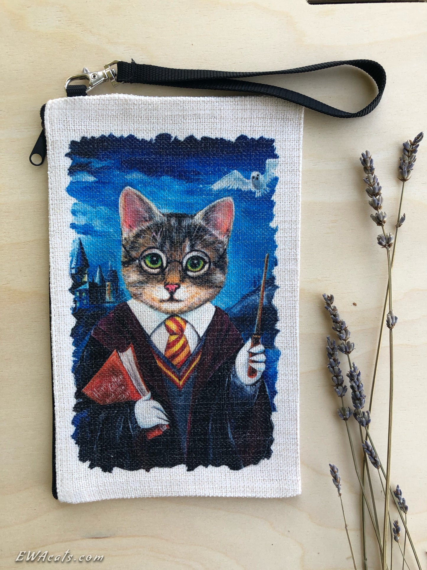 Linen Wallet "Harry Catter"