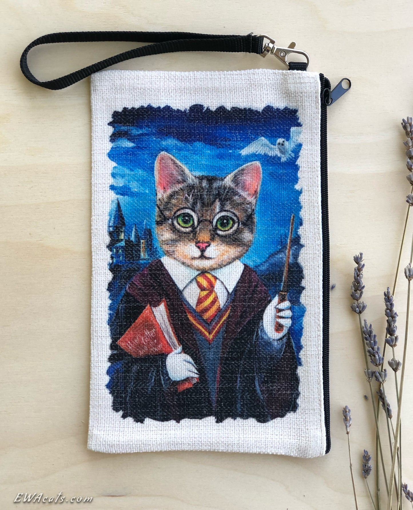 Linen Wallet "Harry Catter"