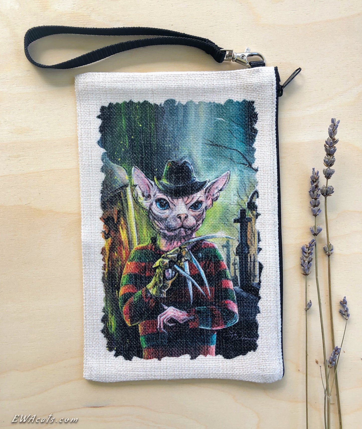 Linen Wallet "Freddy Kat"