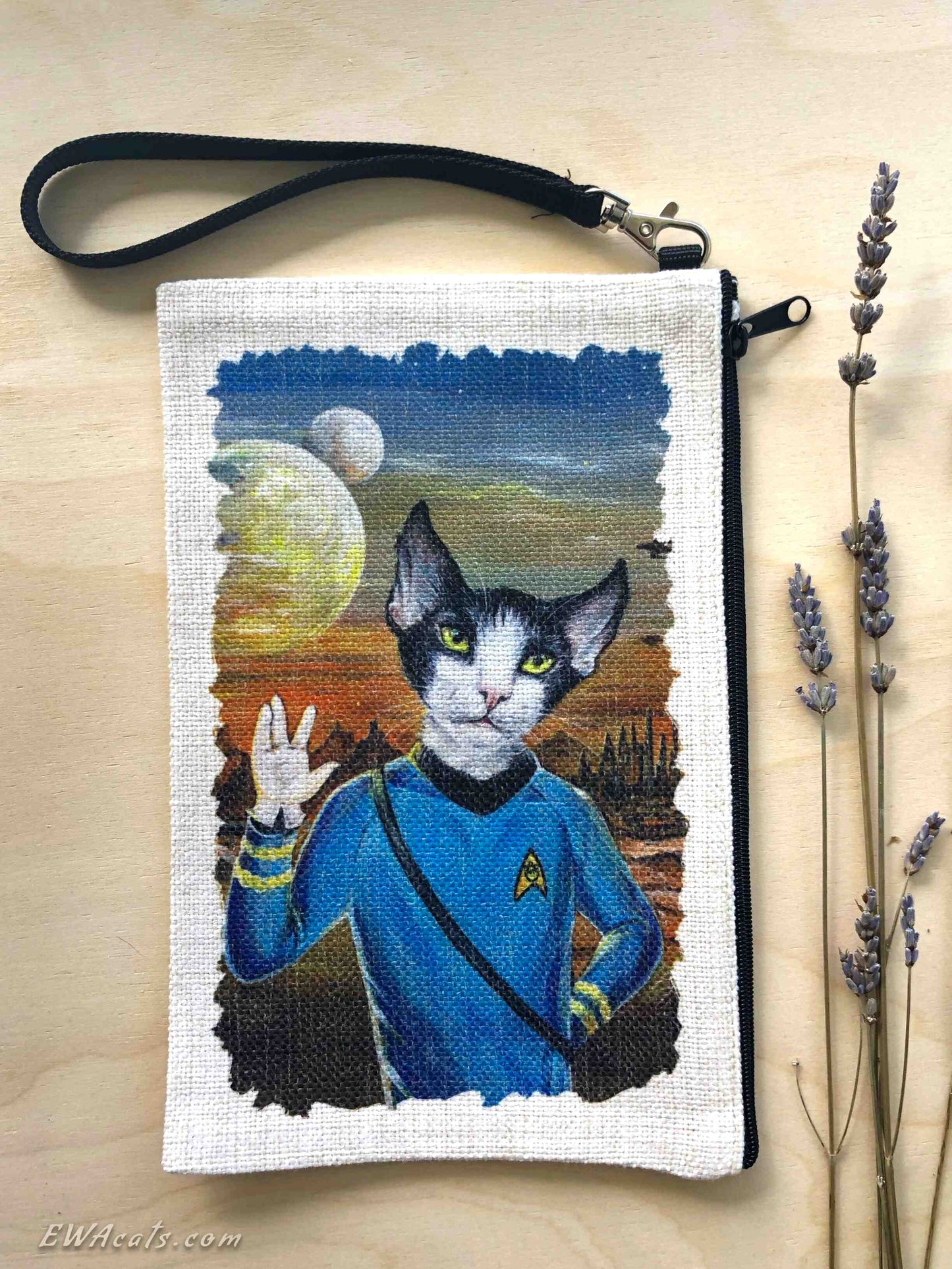 Linen Wallet "Live Long and Purr"