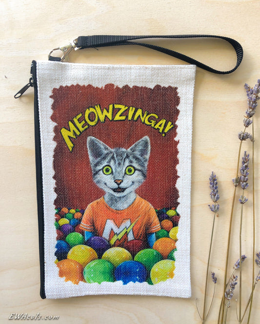 Linen Wallet "Meowzinga"