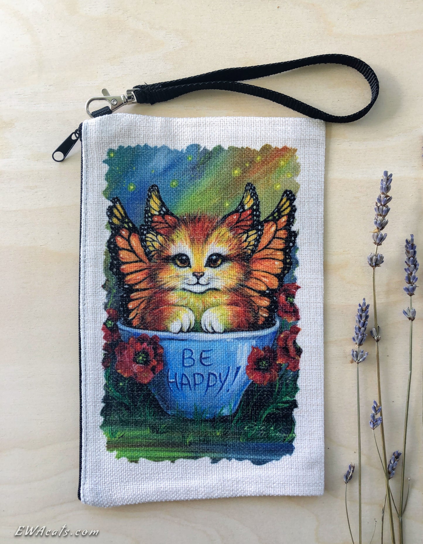 Linen Wallet "Be Happy!"