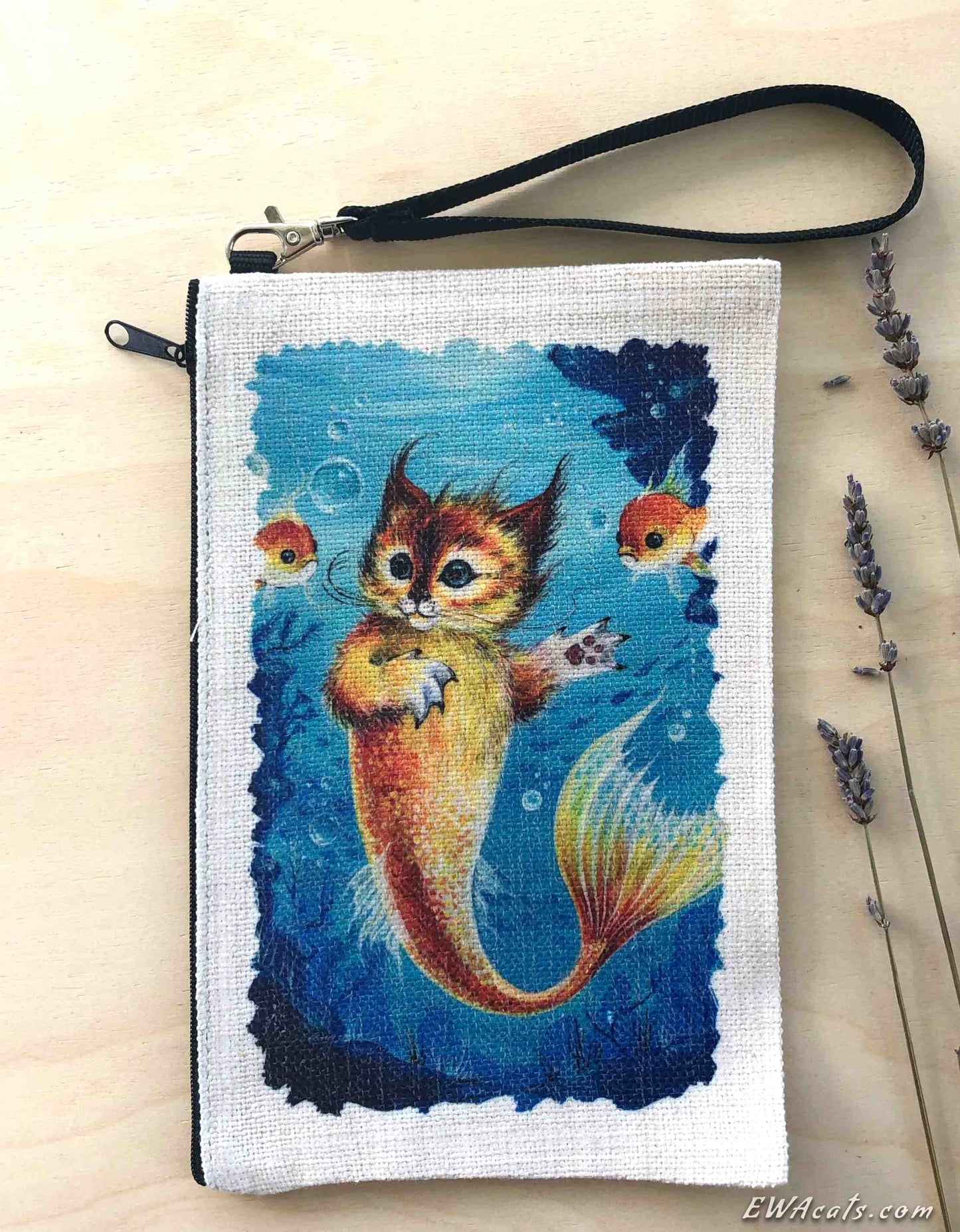 Linen Wallet "Lionhead Merkitty"